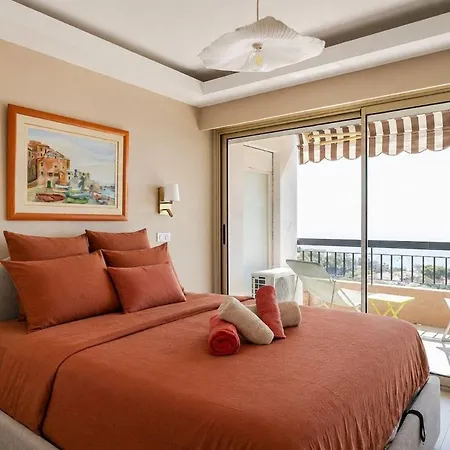Le Belvédère Des Cyprès - Vue Mer, Terrasse, 2 Apartamento Rocabruna