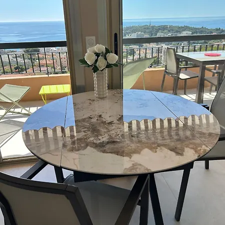 Apartamento Le Belvédère Des Cyprès - Vue Mer, Terrasse, 2 Rocabruna
